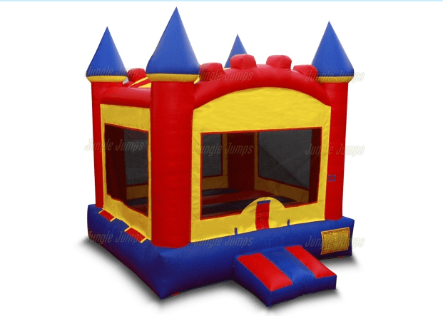 Colorful Play4Life bounce house rental